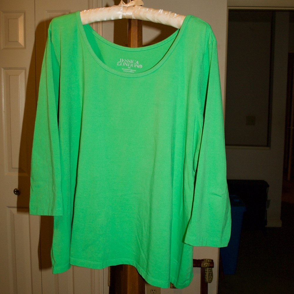 Jessica London Ballerina Neck Top in Women